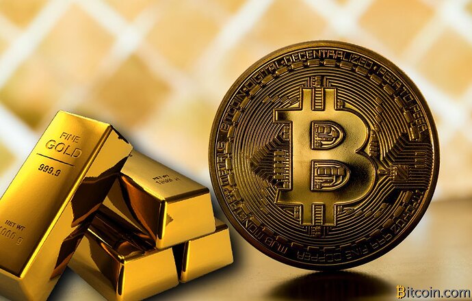 Bitcoin-gold-background
