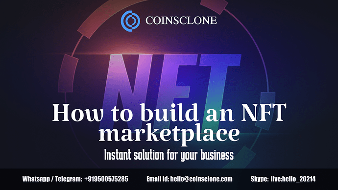 How to build an NFT marketplace