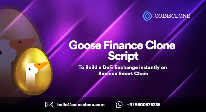 Goose-Finance-Clone-Script