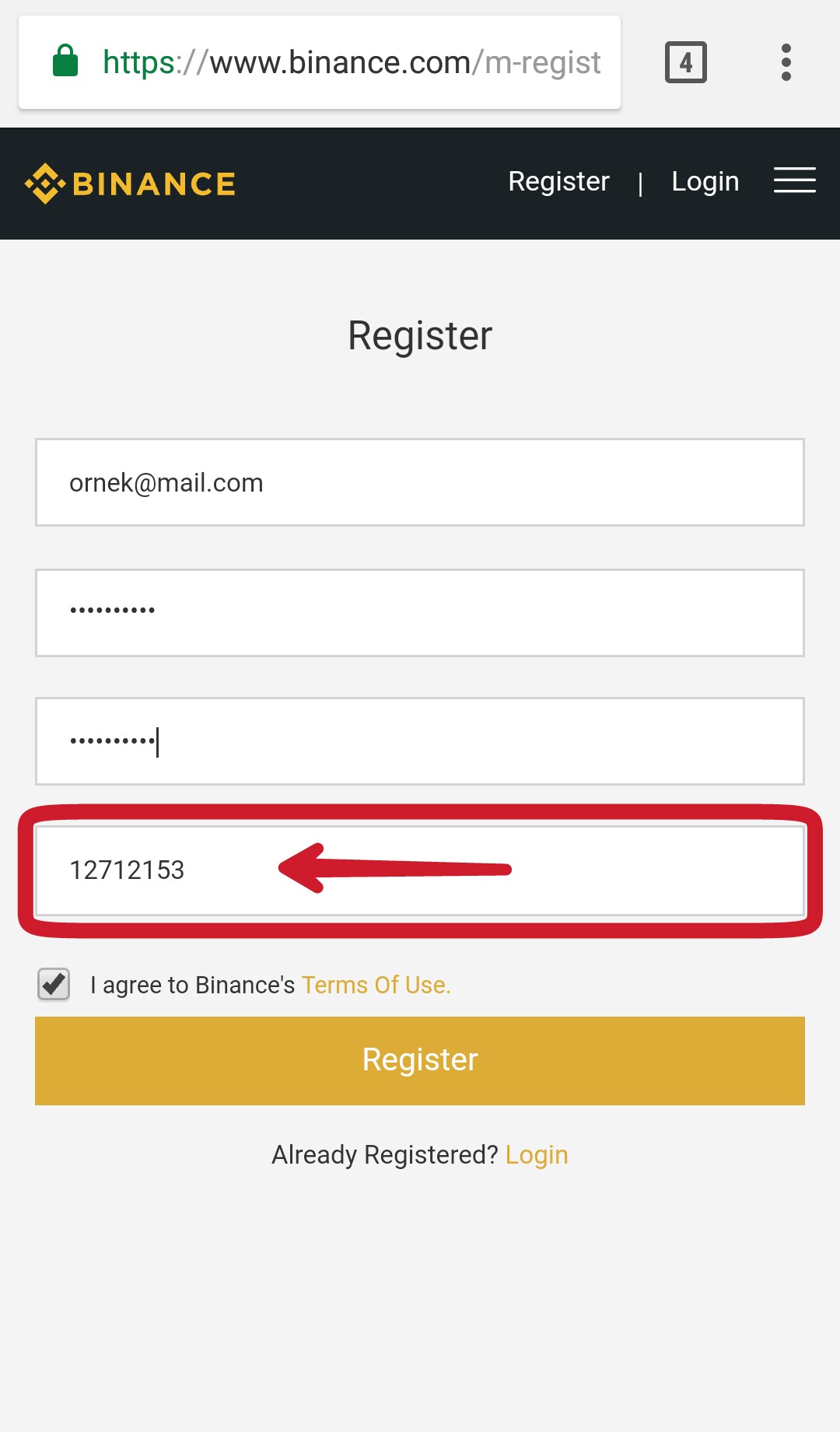 How to Register on Binance (easy steps with pictures ...
