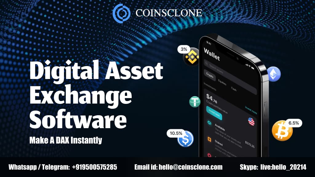 Digital asset exchange software